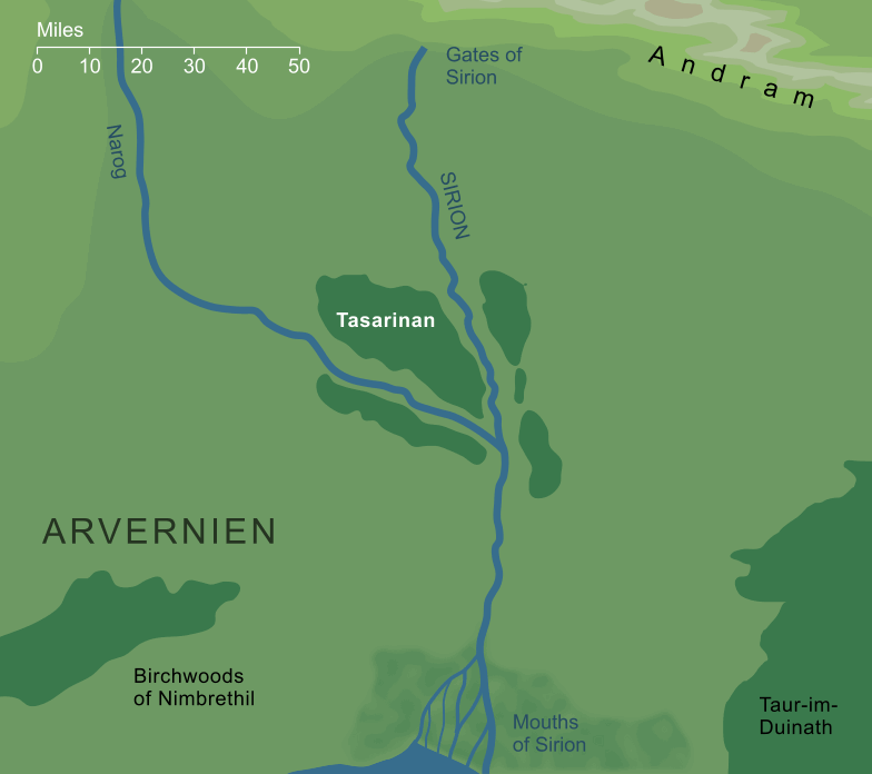 Map of Tasarinan