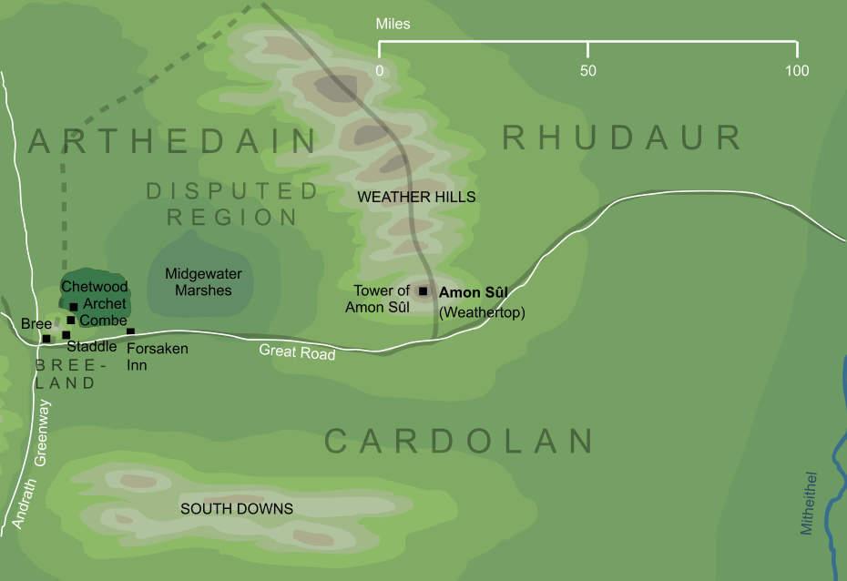 Map of Amon Sûl