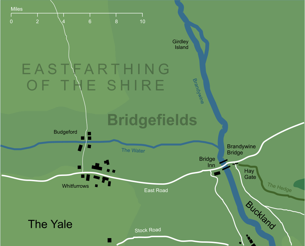 Map of Bridgefields