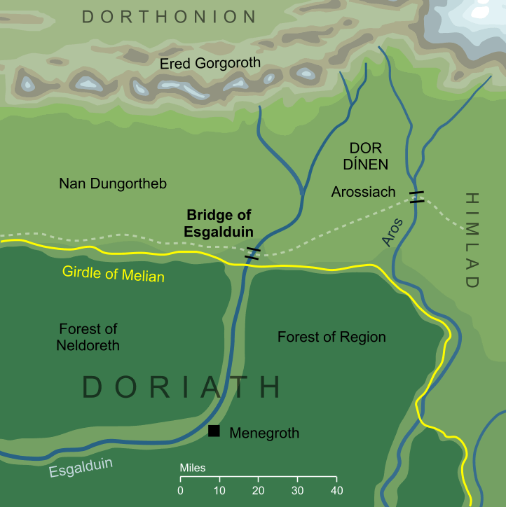 Map of the Bridge of Esgalduin