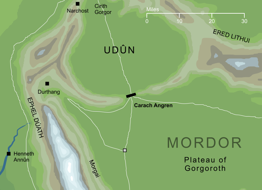 Map of Carach Angren
