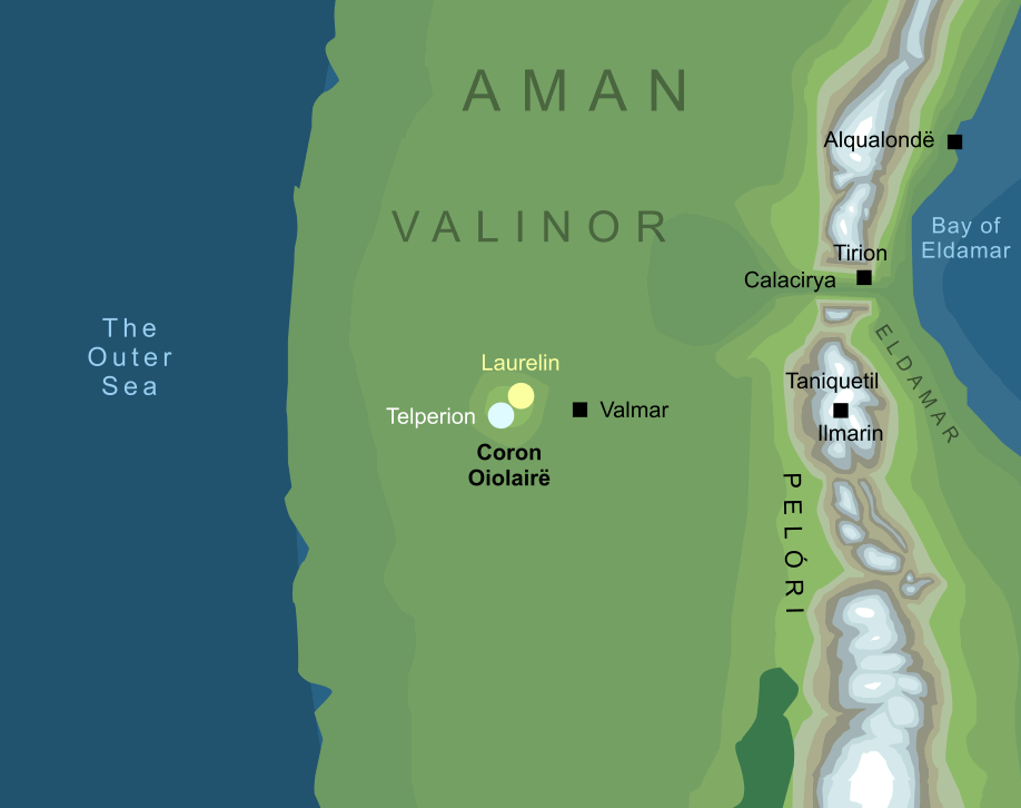 Map of Coron Oiolairë