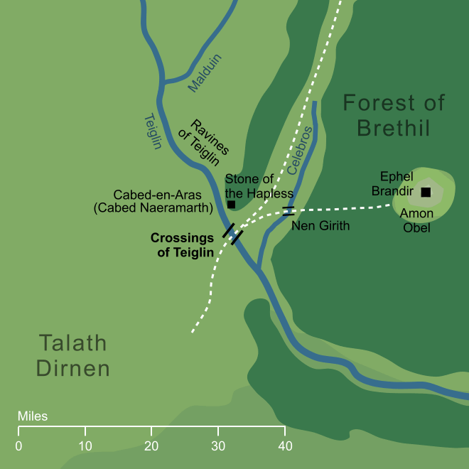 Map of the Crossings of Teiglin