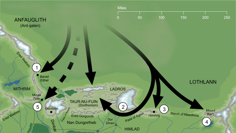 Major Events of the Battle of Sudden Flame