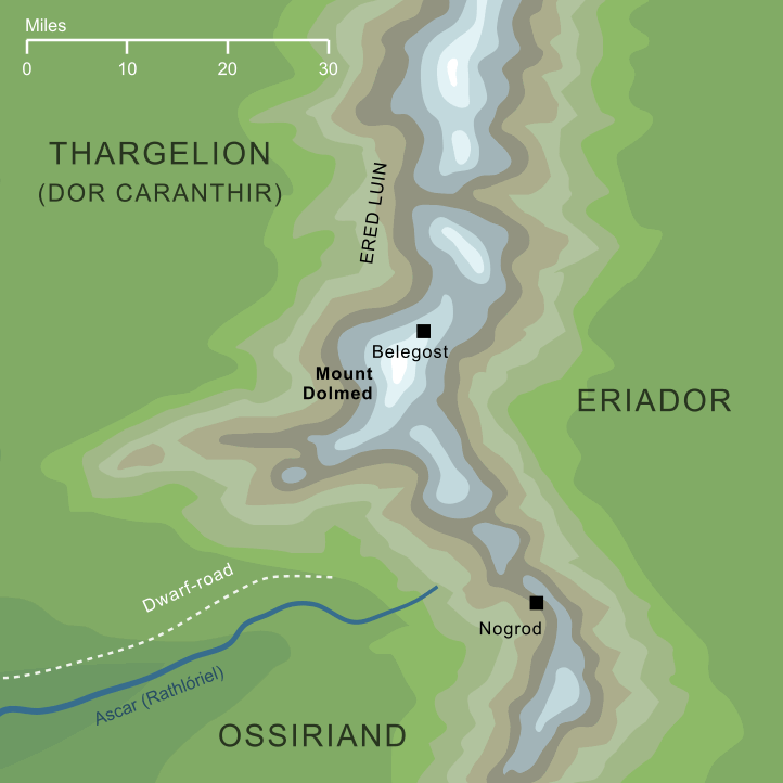 Map of Mount Dolmed