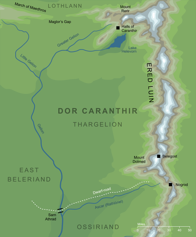 Map of Dor Caranthir