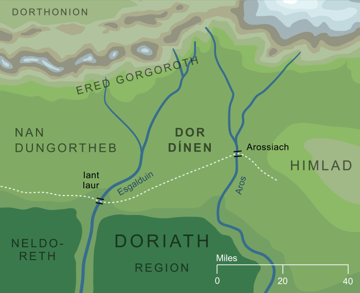 Map of Dor Dínen