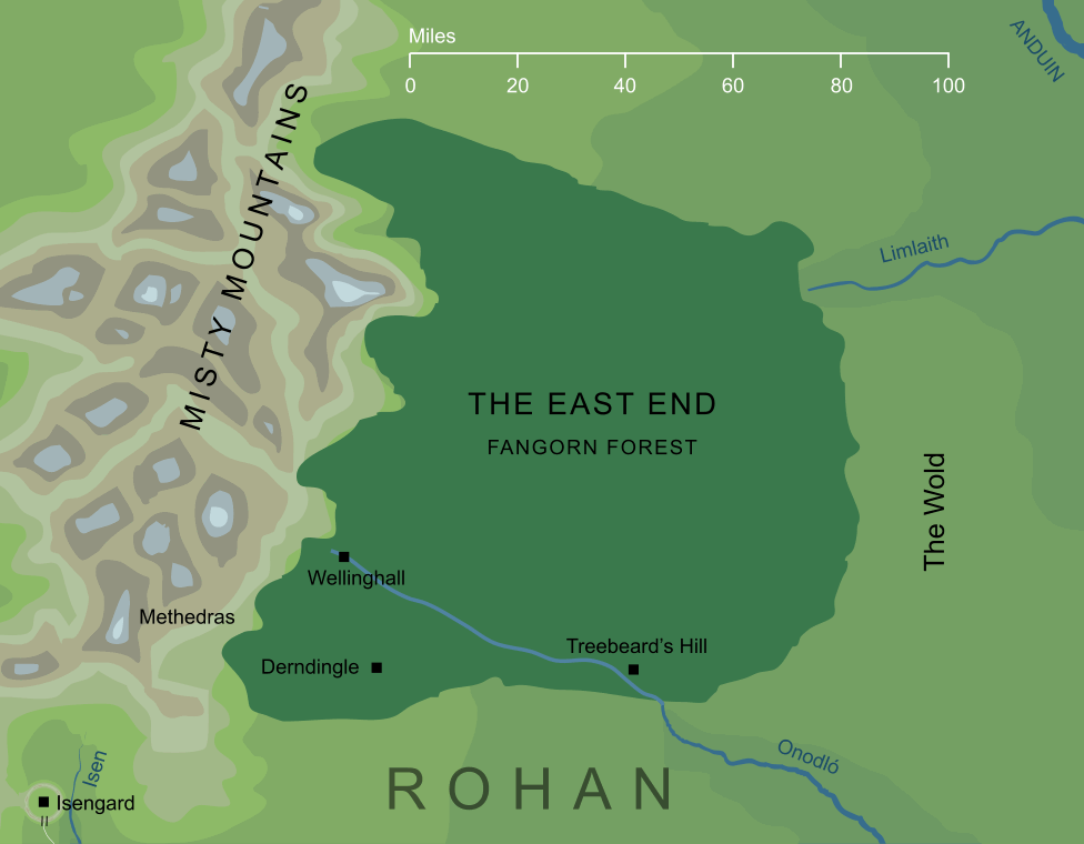Map of the East End