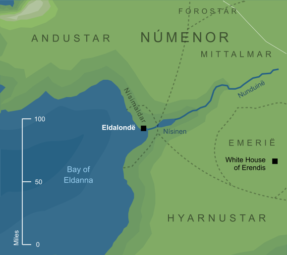 Map of Eldalondë