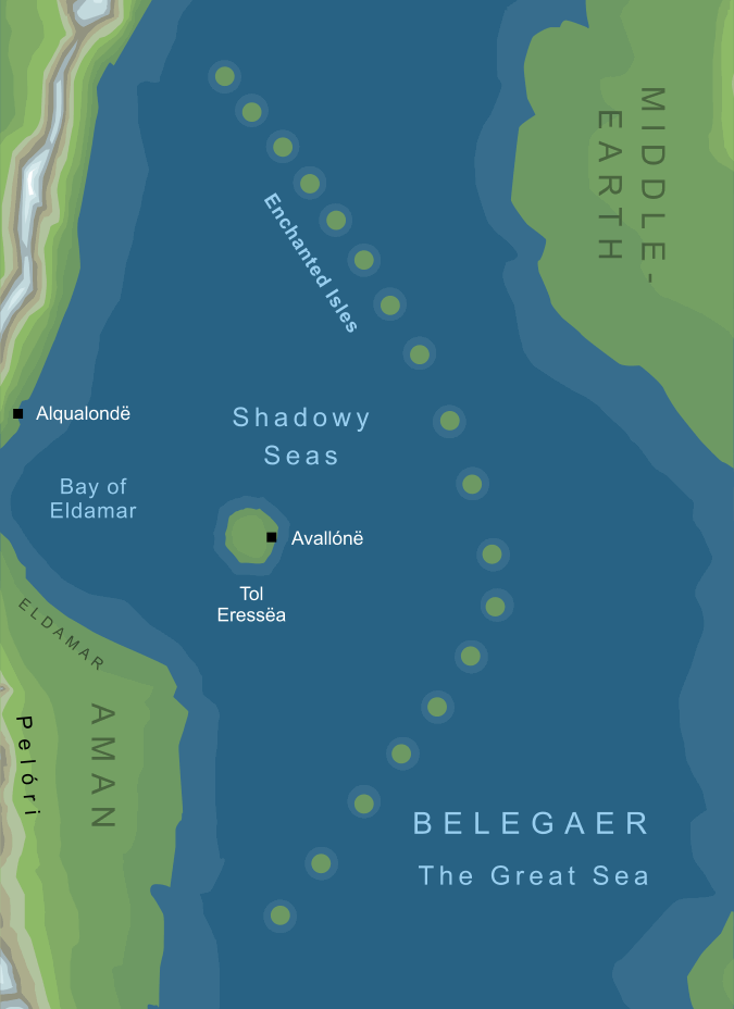 Map of the Enchanted Isles