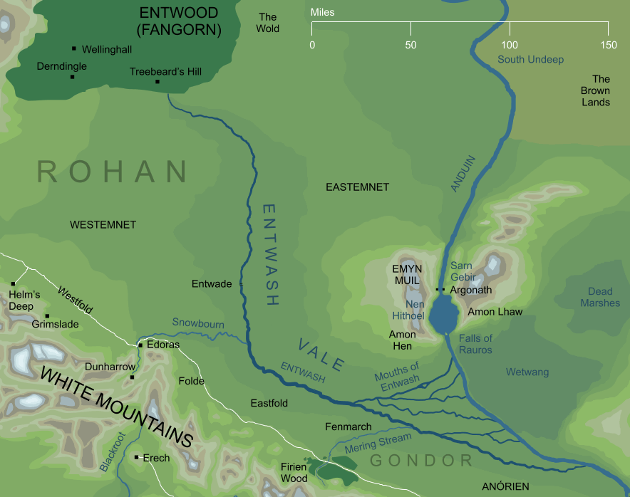 Map of the Entwash Vale