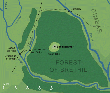 Map of Ephel Brandir