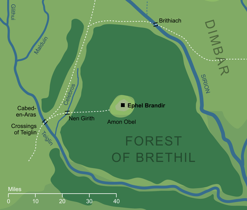 Map of Ephel Brandir