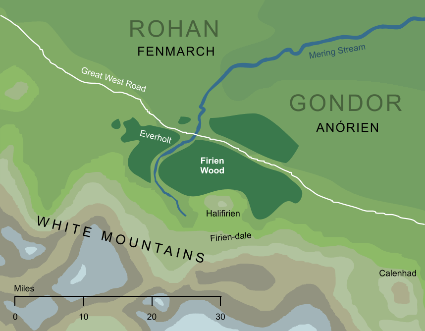 Map of the Firien Wood