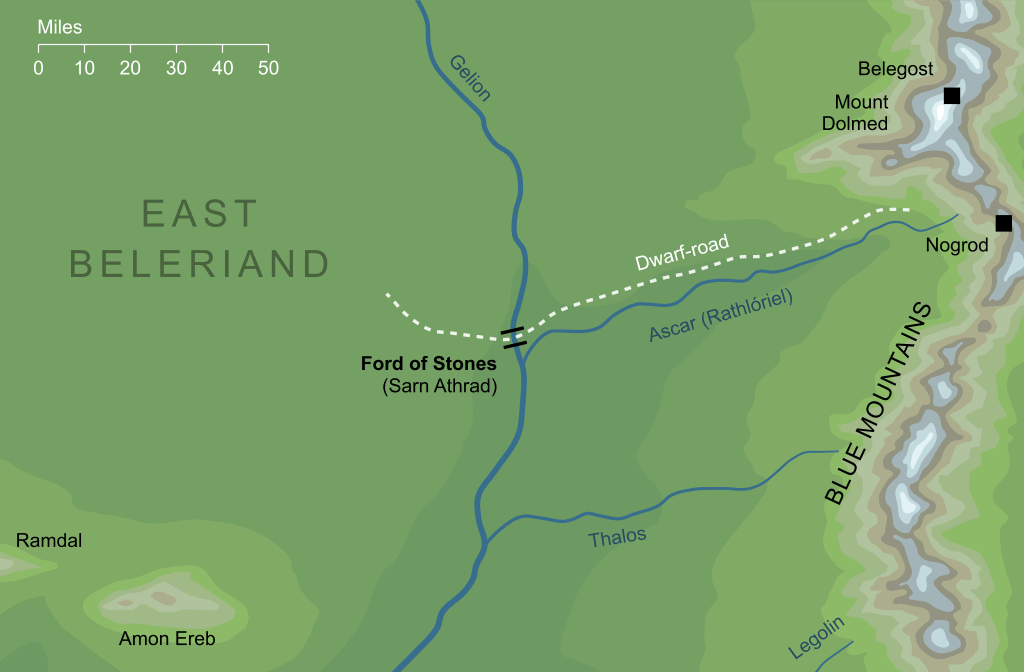 Map of the Ford of Stones