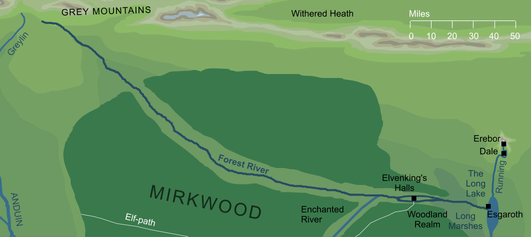 Map of the Forest River