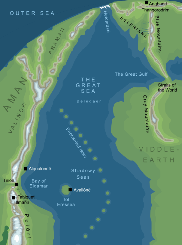 Map of the Great Sea