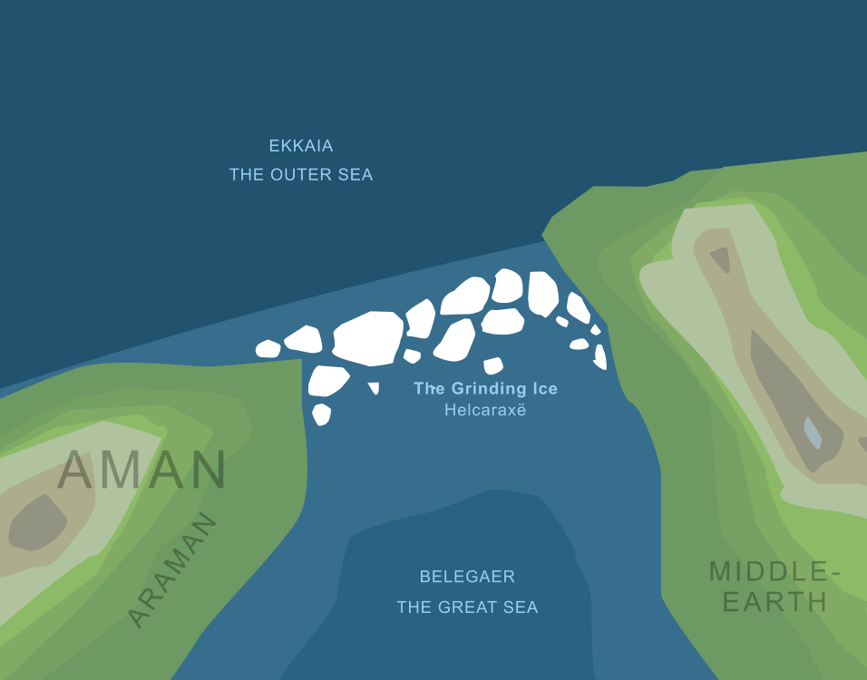 Map of the Grinding Ice