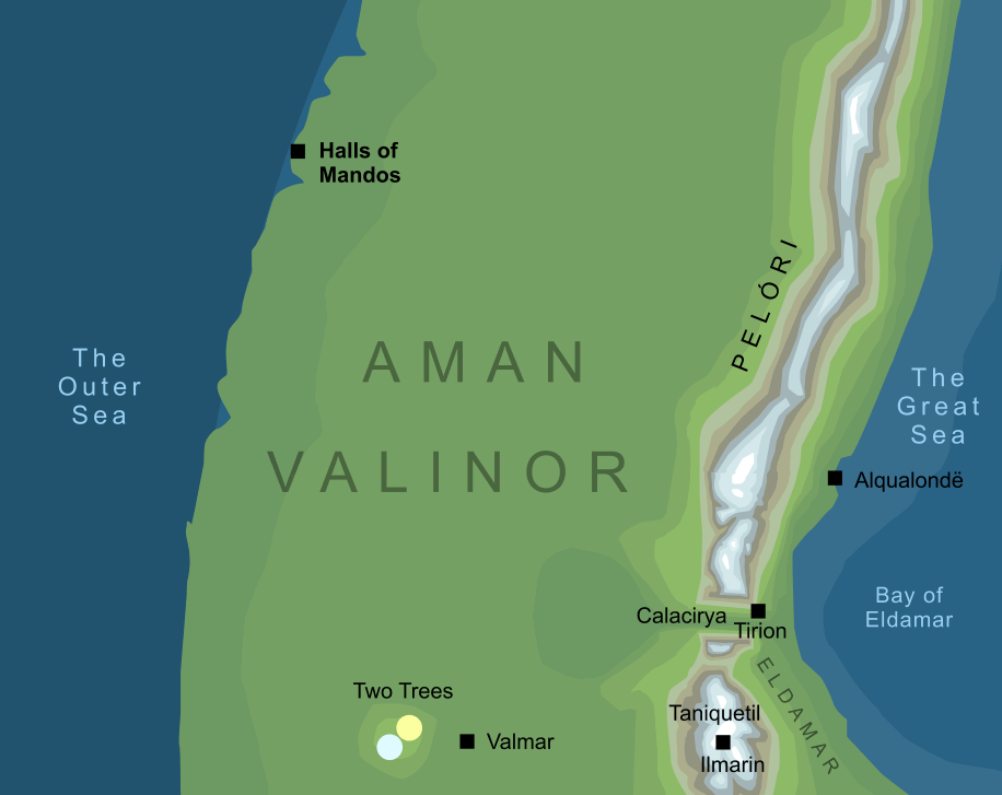 Map of the Halls of Mandos