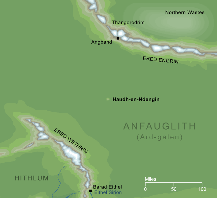 Map of Haudh-en-Ndengin