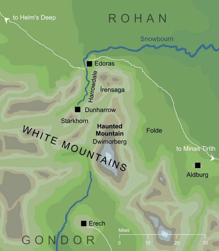 Map of the Haunted Mountain