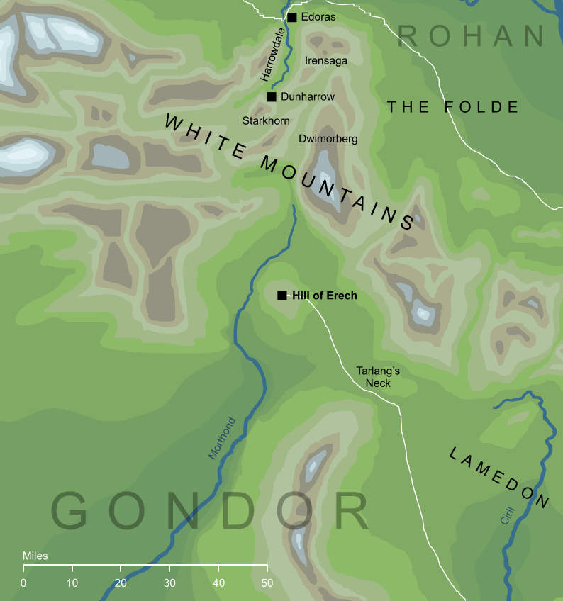 Map of the Hill of Erech