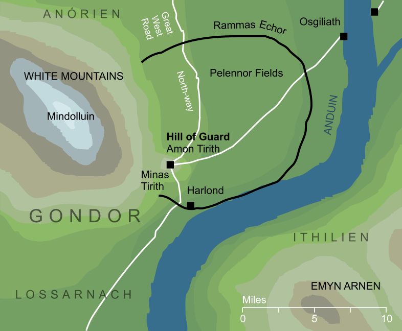 Map of the Hill of Guard