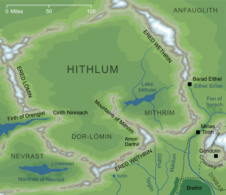 Map of Hithlum