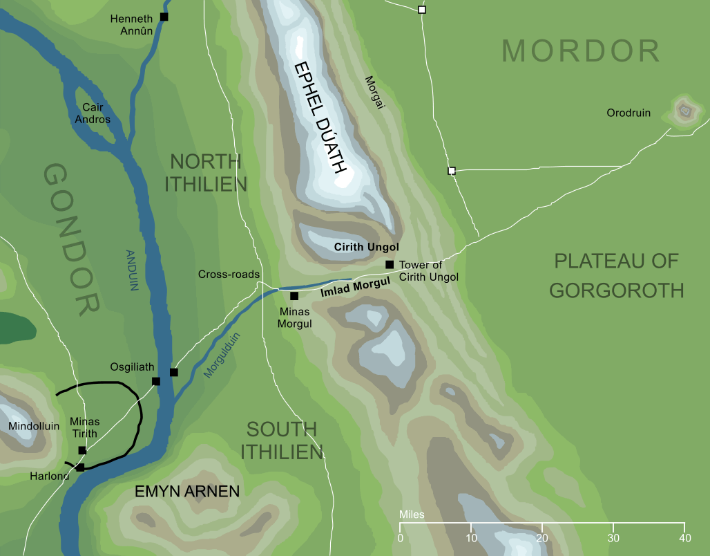 Map of Imlad Morgul