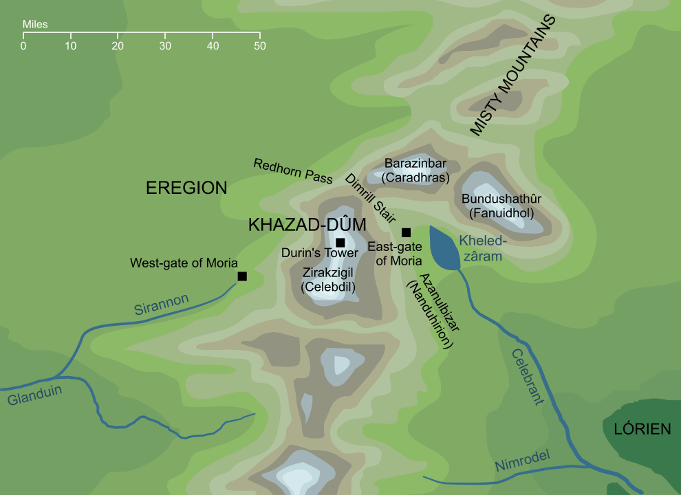 Map of Khazad-dum