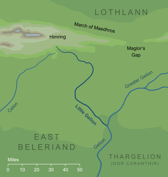 Map of the Little Gelion