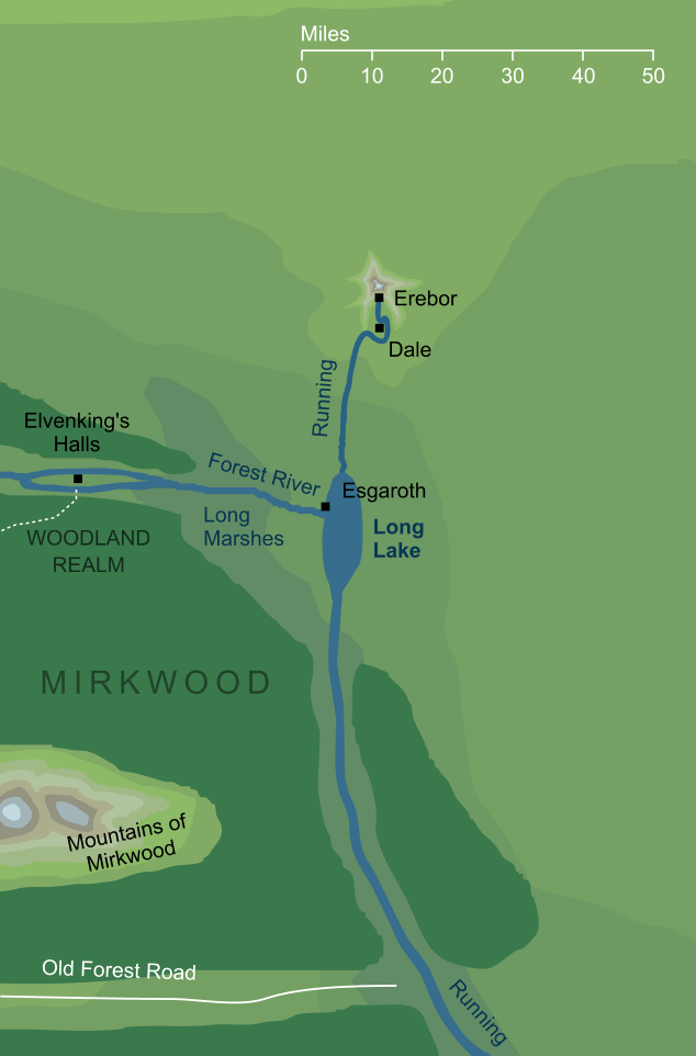Map of the Long Lake