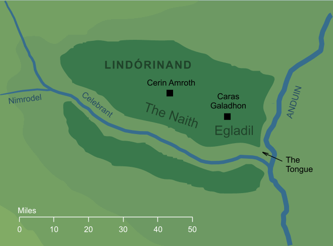 Map of Lórinand