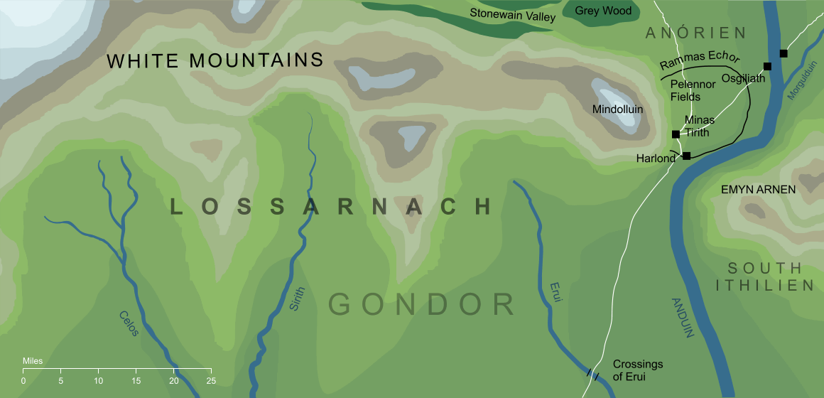Map of Lossarnach