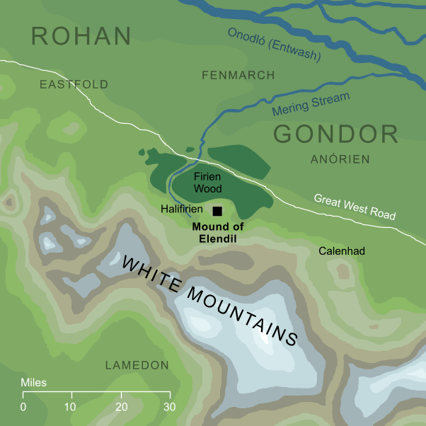 Map of the Mound of Elendil