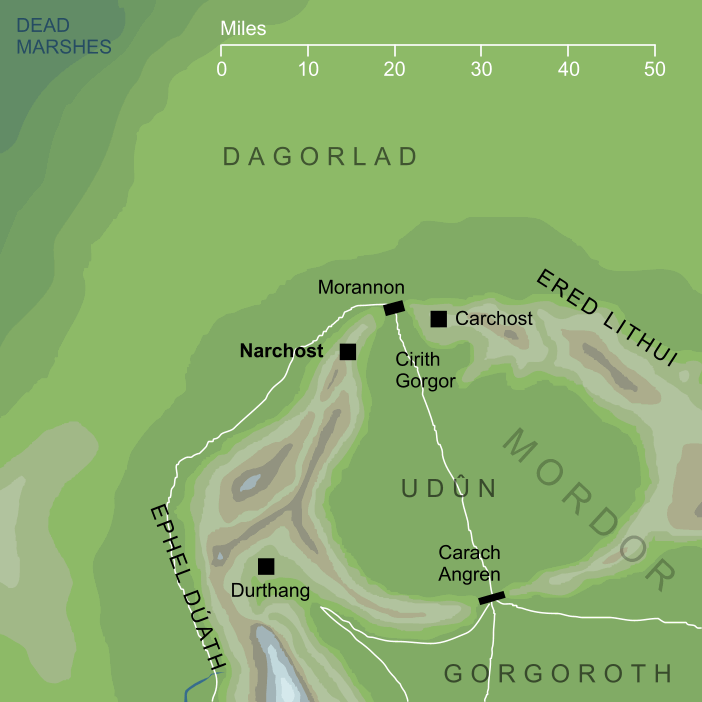 Map of Narchost