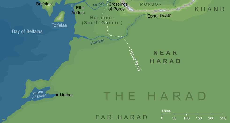 Map of Near Harad