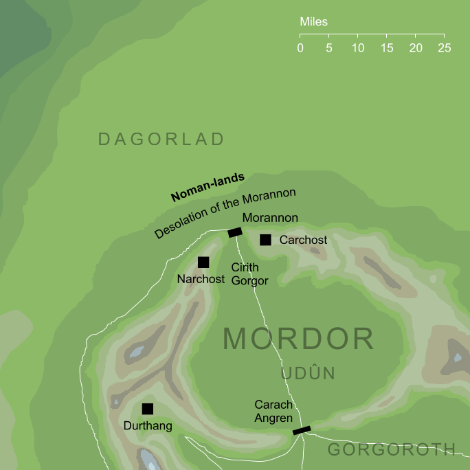 Map of the Noman-lands