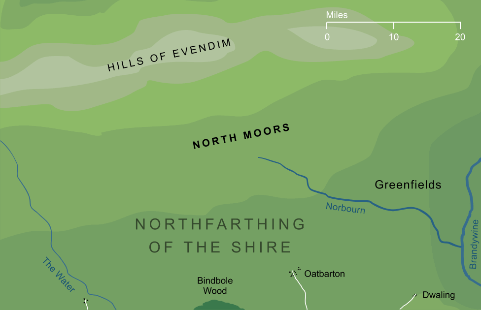 Map of the North Moors