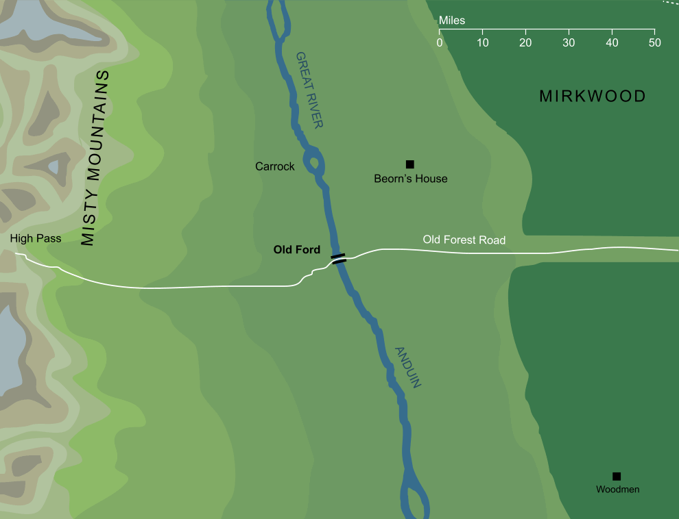 Map of the Old Ford