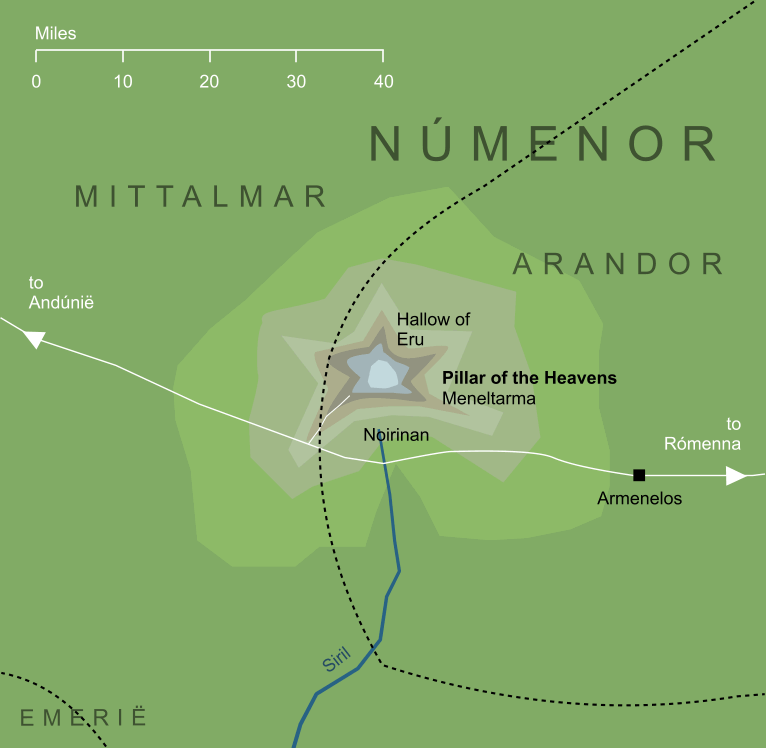 Map of the Pillar of the Heavens