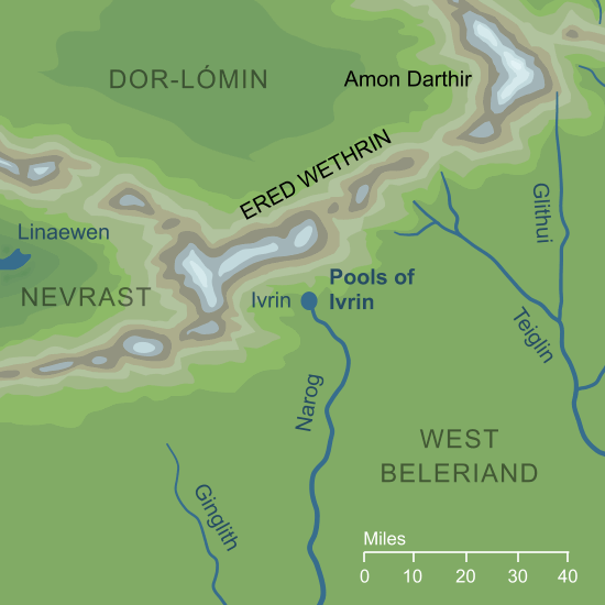 Map of the Pools of Ivrin