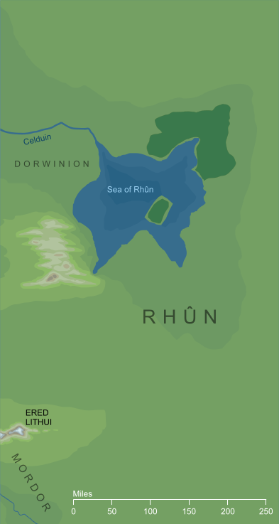 Map of Rhûn