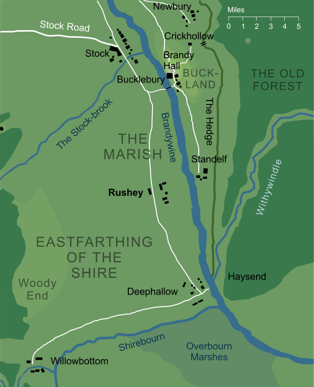 Map of Rushey