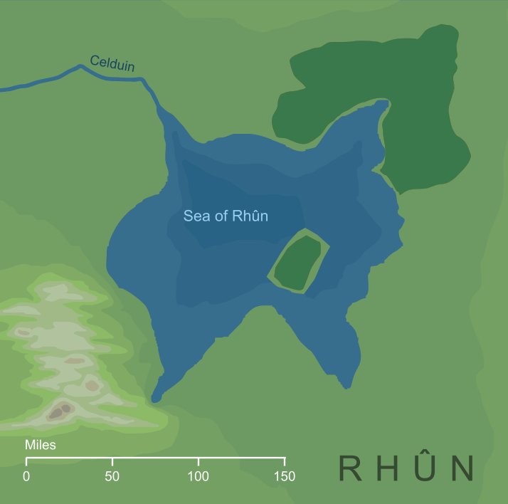 Map of the Sea of Rhûn
