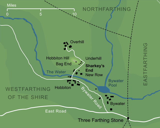 Map of Sharkey's End