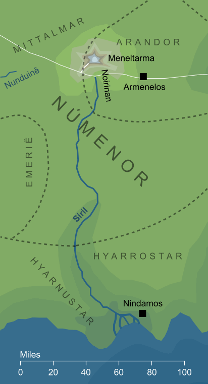 Map of the River Siril