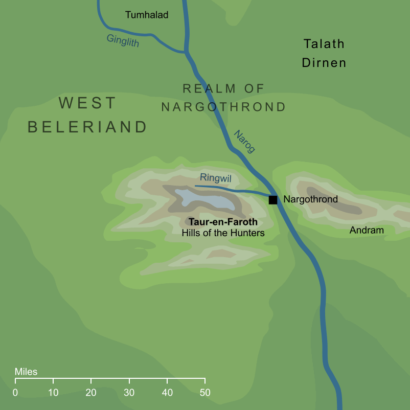 Map of Taur-en-Faroth