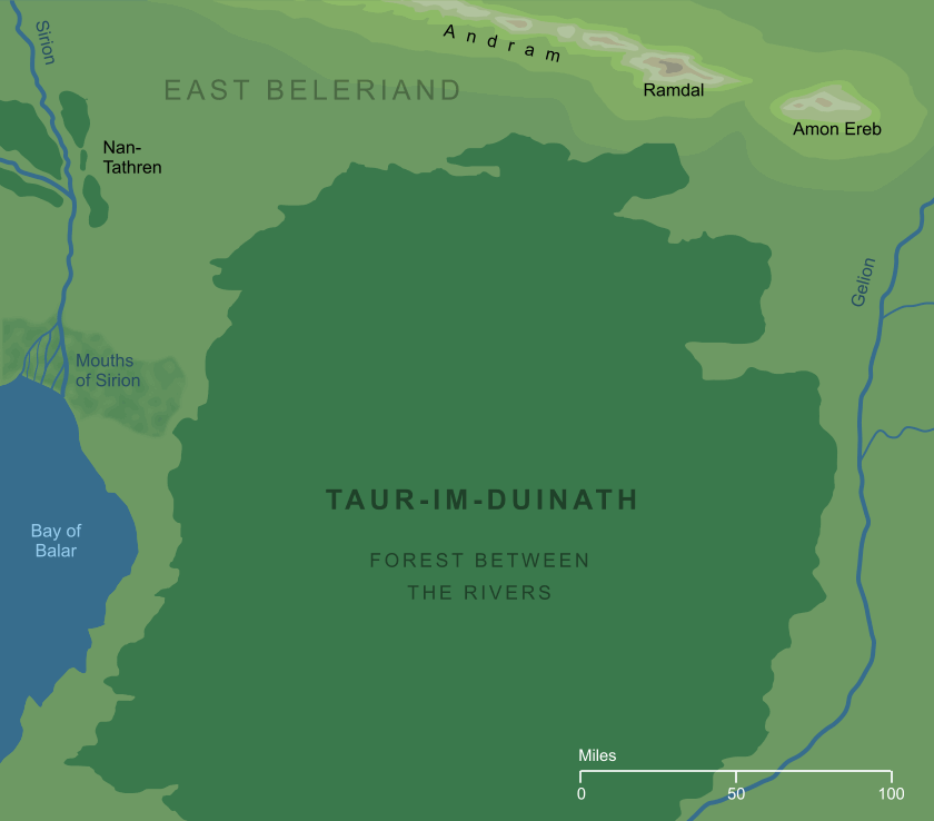 Map of Taur-im-Duinath