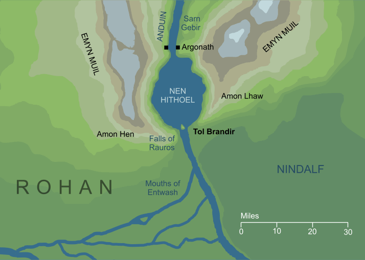Map of Tol Brandir